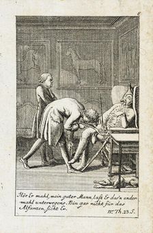 Plate 6 for J.G. Muller's Siegfried von Lindenberg 1783. Creator: Daniel Nikolaus Chodowiecki