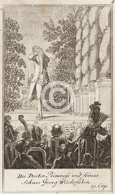 Plate 6 for Oliver Goldsmith's 'The Vicar of Wakefield', 1776. Creator: Daniel Berger.
