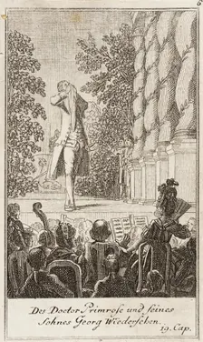 Plate 6 for Oliver Goldsmith's The Vicar of Wakefield 1776. Creator: Daniel Berger