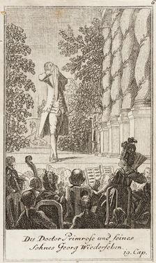 Plate 6 for Oliver Goldsmith's The Vicar of Wakefield 1776. Creator: Daniel Berger