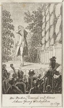 Plate 6 for Oliver Goldsmith's The Vicar of Wakefield 1776. Creator: Daniel Berger