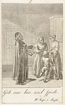 Plate 6 for Shakespeare's Macbeth 1784. Creator: Daniel Nikolaus Chodowiecki