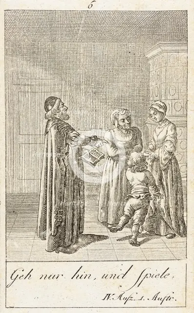 Plate 6 for Shakespeare's 'Macbeth', 1784. Creator: Daniel Nikolaus Chodowiecki.