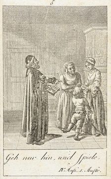 Plate 6 for Shakespeare's Macbeth 1784. Creator: Daniel Nikolaus Chodowiecki