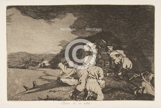 Plate 6 from 'The Disasters of War' (Los Desastres de la Guerra): 'It ser..., 1810 (published 1863). Creator: Francisco Goya.