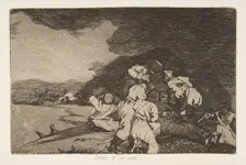 Plate 6 from The Disasters of War (Los Desastres de la Guerra): It ser..., 1810 (published 1863). Creator: Francisco Goya