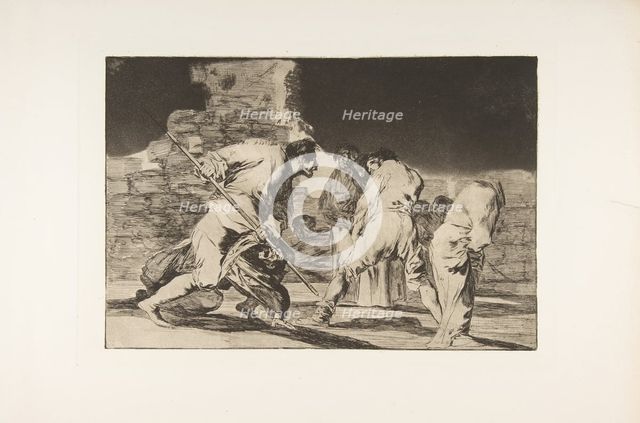 Plate 6 from the 'Disparates': It is amazing-and we were made by God, ca. 1816-23 (published 1864). Creator: Francisco Goya.