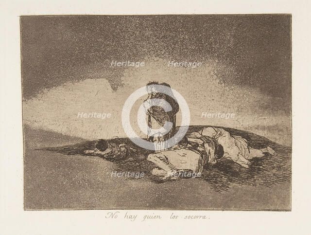 Plate 60 from 'The Disasters of War' (Los Desastres de la Guerra): 'Th..., 1811-12 (published 1863). Creator: Francisco Goya.