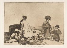 Plate 61 from The Disasters of War (Los Desastres de la Guerra): Pe..., 1811-12 (published 1863). Creator: Francisco Goya