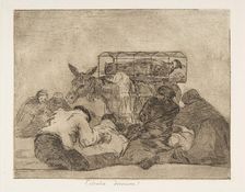 Plate 66 from The Disasters of War (Los Desastres de la Guerra..., after 1814-15 (published 1863). Creator: Francisco Goya