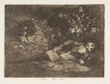 Plate 69 from The Disasters of War (Los Desastres de la Guerra): Not..., 1810-20, published 1863. Creator: Francisco Goya