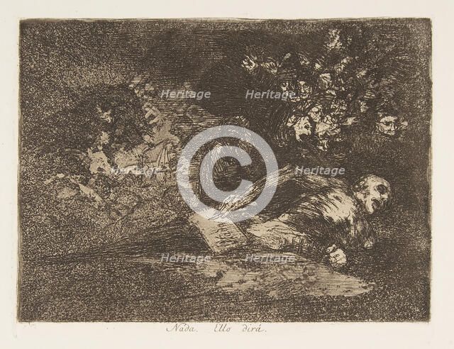 Plate 69 from 'The Disasters of War' (Los Desastres de la Guerra): 'Not..., 1810-20, published 1863. Creator: Francisco Goya.
