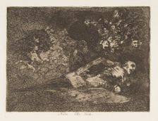 Plate 69 from The Disasters of War (Los Desastres de la Guerra): Not..., 1810-20, published 1863. Creator: Francisco Goya