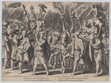 Plate 7: Triumphal Procession after Victory over Turks, from the Triumphs of Charles V, 1614. Creator: Cornelis Boel