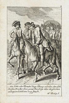Plate 7 for J.G. Muller's Siegfried von Lindenberg 1783. Creator: Daniel Nikolaus Chodowiecki
