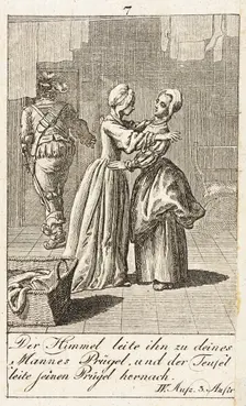 Plate 7 for Shakespeare's Macbeth 1784. Creator: Daniel Nikolaus Chodowiecki