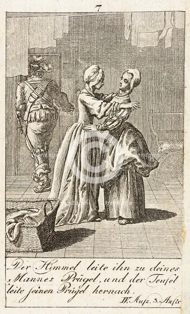 Plate 7 for Shakespeare's 'Macbeth', 1784. Creator: Daniel Nikolaus Chodowiecki.