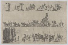 Plate 7 from Pietro Paulo Bissari, Antiopa, 1662. Creator: Mathäus Küsel