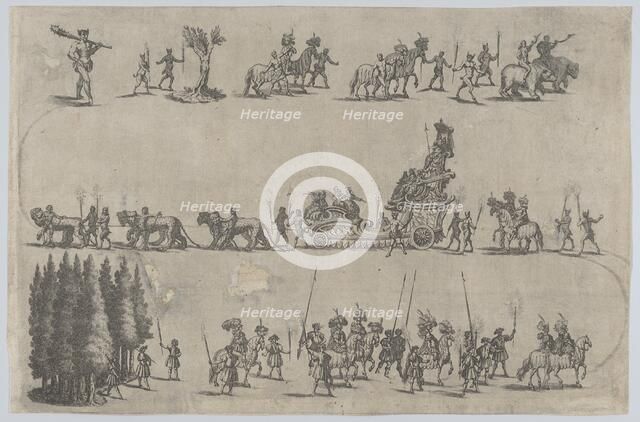 Plate 7 from Pietro Paulo Bissari, Antiopa, 1662. Creator: Mathäus Küsel.