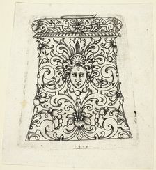 Plate 7, from twenty ornamental designs for goblets and beakers, 1604. Creator: Master AP