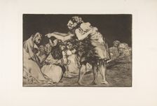 Plate 7 from the Disparates': Disorderly Folly, ca. 1816-23 (published 1864). Creator: Francisco Goya