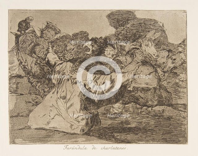 Plate 75 from 'The Disasters of War' (Los Desastres de la Guerra..., after 1814-15 (published 1863). Creator: Francisco Goya.
