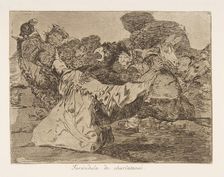 Plate 75 from The Disasters of War (Los Desastres de la Guerra..., after 1814-15 (published 1863). Creator: Francisco Goya