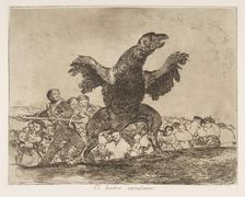 Plate 76 from The Disasters of War (Los Desastres de la Guerra..., after 1814-15 (published 1863). Creator: Francisco Goya