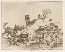 Plate 78 from The Disasters of War (Los Desastres de la Guerra..., after 1814-15 (published 1863). Creator: Francisco Goya