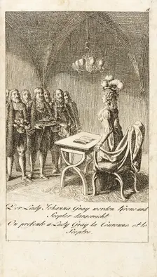 Plate 8 for History of the Middle Ages 1793. Creators: Daniel Nikolaus Chodowiecki, Eberhard Siegfried Henne
