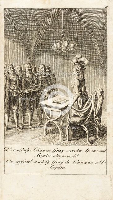 Plate 8 for 'History of the Middle Ages', 1793. Creators: Daniel Nikolaus Chodowiecki, Eberhard Siegfried Henne.