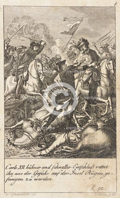 Plate 8 for 'History of Brandenburg for 1793', 1792. Creator: Daniel Nikolaus Chodowiecki.