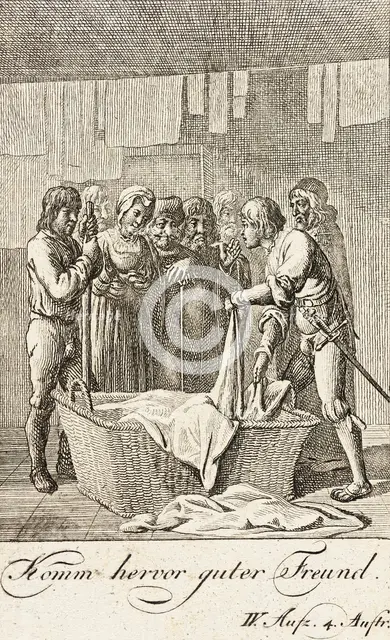 Plate 8 for Shakespeare's 'Macbeth', 1784. Creator: Daniel Nikolaus Chodowiecki.