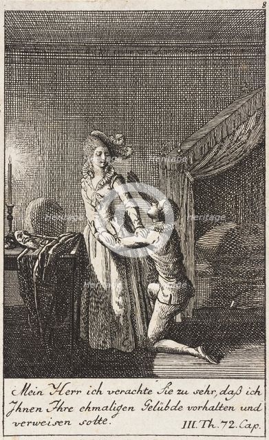 Plate 8 for Thomas Smollett's 'The Adventures of Peregrine Pickle', 1785. Creator: Daniel Nikolaus Chodowiecki.