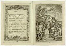 Plate 8, from Nella Venuta, 1764. Creator: Franz Edmund Weirotter