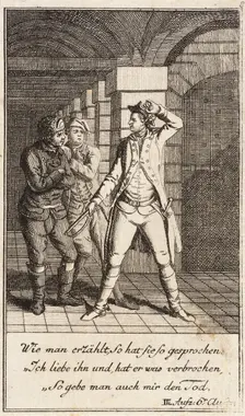 Plate 8 from The Deserter by Sedaine, 1775. Creator: Daniel Berger