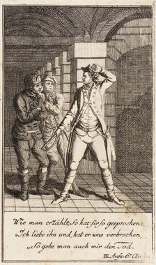 Plate 8 from The Deserter by Sedaine, 1775. Creator: Daniel Berger