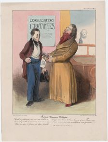 Plate 8: Robert Macaire Médecin, 1838. Creator: Honore Daumier