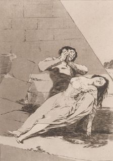 Plate 9 from Los Caprichos': Tantalus (Tantalo.), 1799., 1799. Creator: Francisco Goya