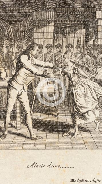 Plate 9 from The Deserter by Sedaine, 1775. Creator: Daniel Berger.