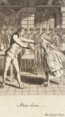Plate 9 from The Deserter by Sedaine, 1775. Creator: Daniel Berger