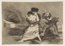 Plate 9 from The Disasters of War (Los Desastres de la Guerra): They d..., 1810 (published 1863). Creator: Francisco Goya