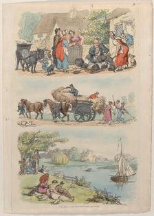 Plate 9, from "World in Miniature", 1816., 1816. Creator: Thomas Rowlandson