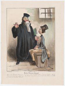 Plate 9: Robert Macaire Avocat, 1838. Creator: Honore Daumier