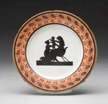 Plate, Coalport, c. 1805. Creators: Coalport Porcelain Factory, William Locke the Younger