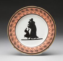 Plate, Coalport, c. 1805. Creators: Coalport Porcelain Factory, William Locke the Younger