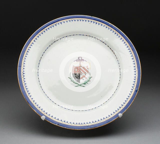 Plate, China, 1791. Creator: Jingdezhen Porcelain.