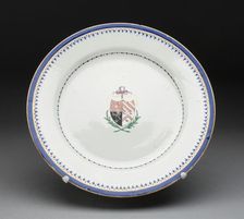 Plate, China, 1791. Creator: Jingdezhen Porcelain