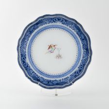 Plate, China, c. 1785. Creator: Unknown