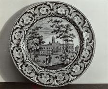 Plate - "City Hall, New York", c. 1936. Creator: Helmut Hiatt